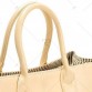 Concise Candy Color and PU Leather Design Tote Bag For Women