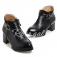 Casual Solid Color and Buckle Design Women's Boots